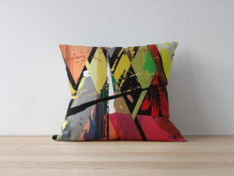 Aberto Design Funda de Cojín Multicolor 43 x 43 cm